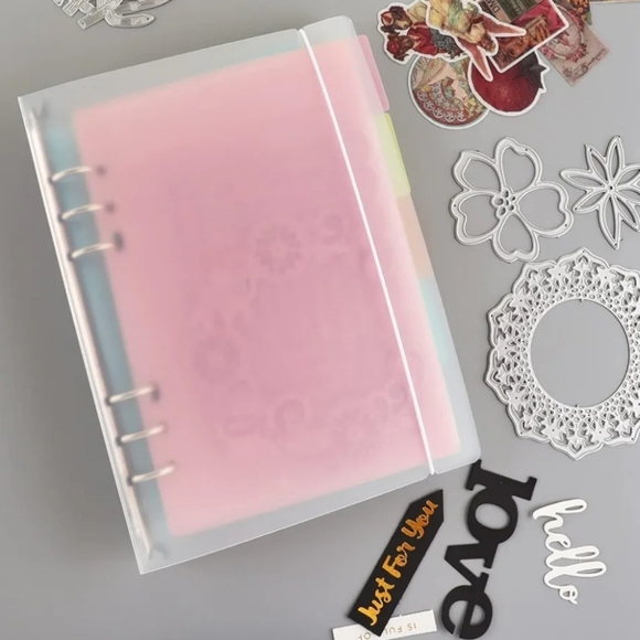 10-Pack Rubber Soft Magnetic Sheets w/6 Ring Binder for Scrapbook Dies, NWOT - Picture 8 of 8